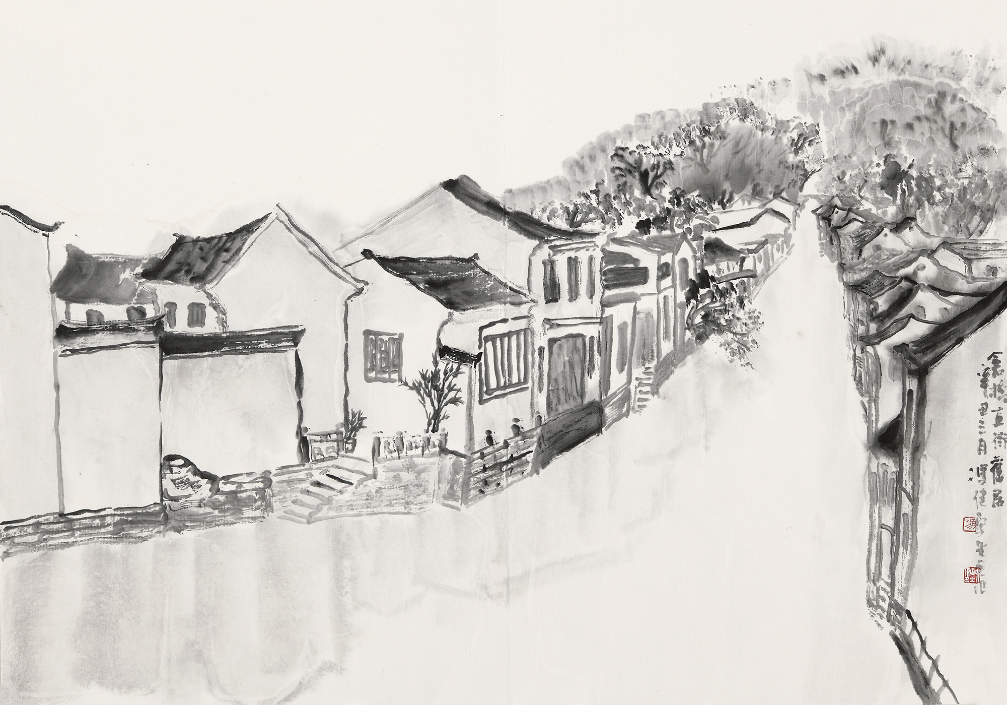 7-仓桥直街旧居 47cm x66cm 2021年.JPG